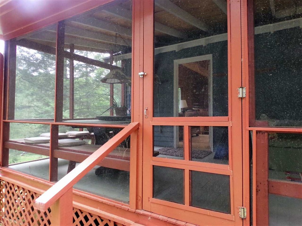 leaving the elements outside. the old porch was removed and a new porch was reborn.