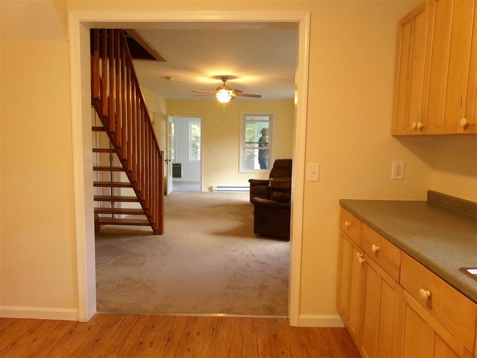 refreshed flooring was added to the missing kitchen area.